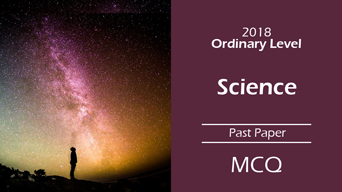O/L 2018 Science - Past Paper